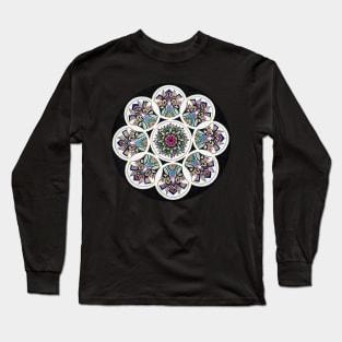 Colorful Mandala Long Sleeve T-Shirt